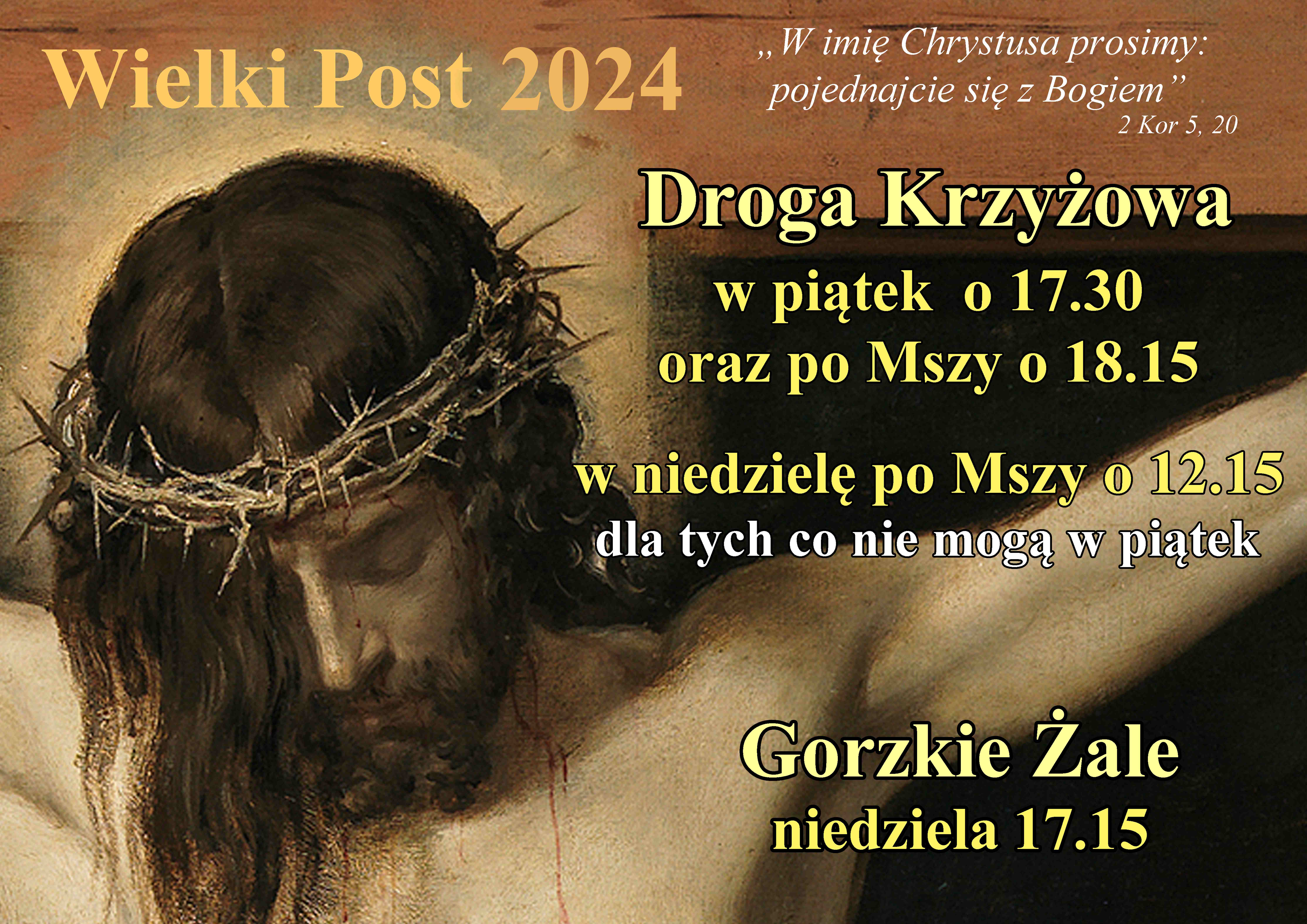 Droga Krzyzowa i Gorzkie Żale