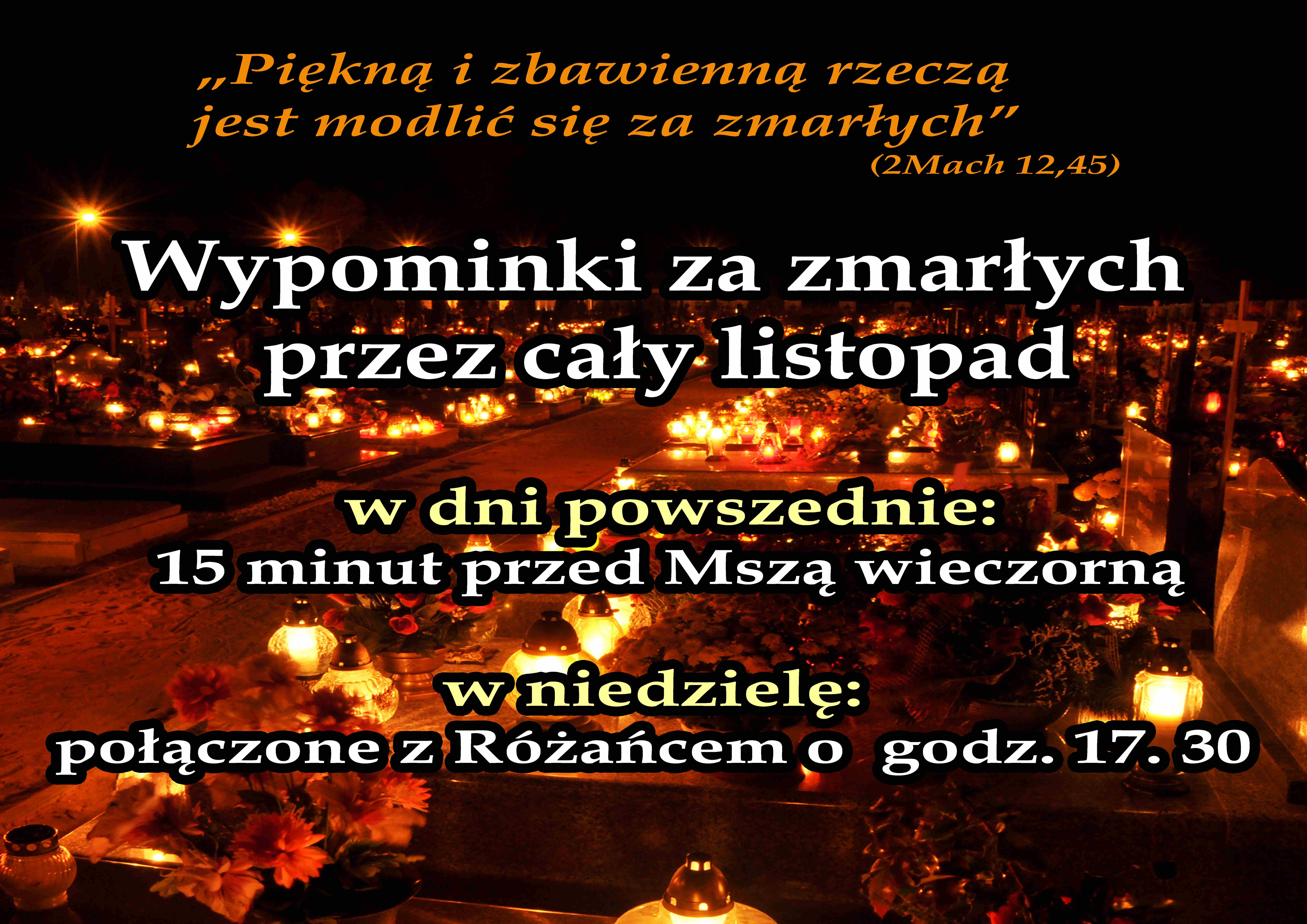 MODLITWA ZA ZMARŁYCH