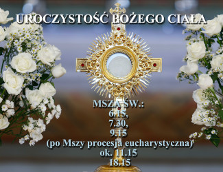 Boże Ciało 2025